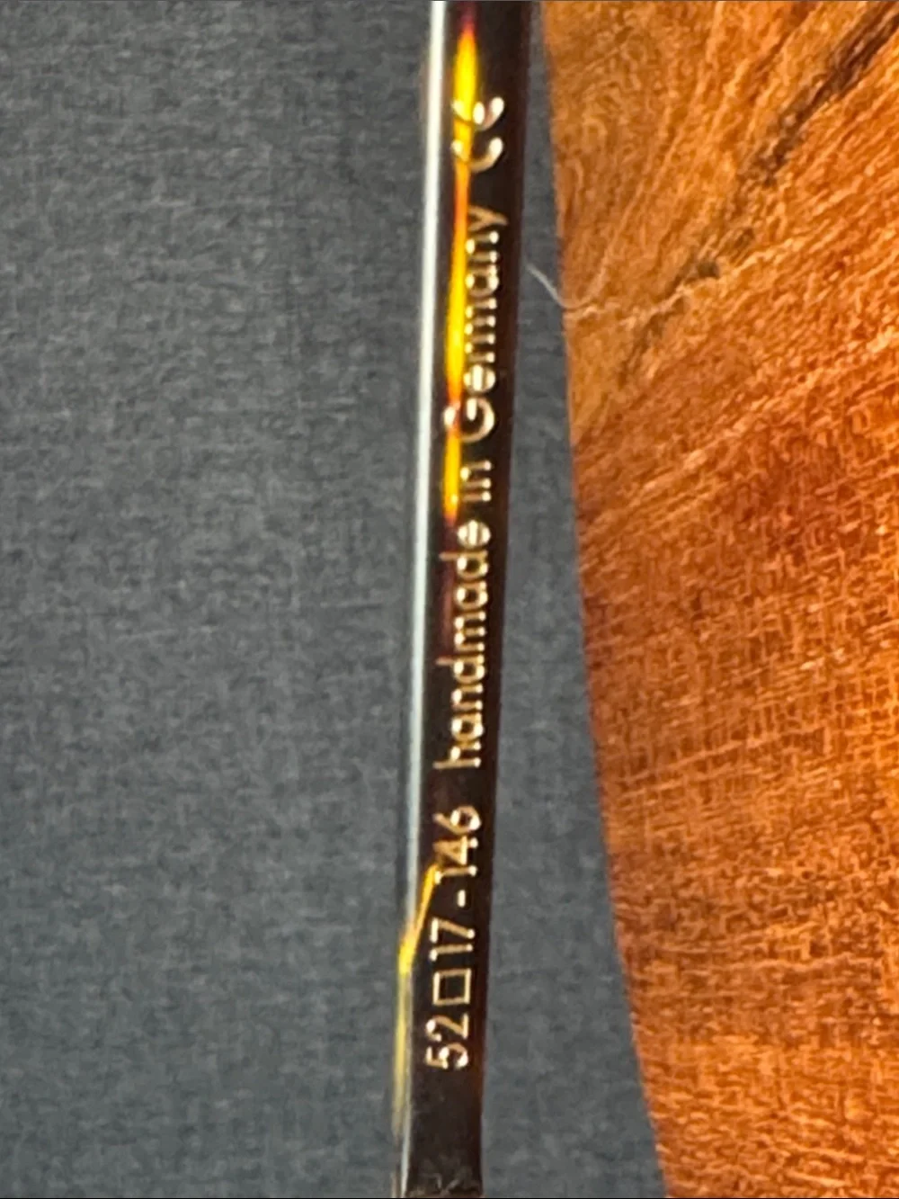 LUNOR , hand made in Germany Tortoiseshell Square-Angled Eyeglass Frames only